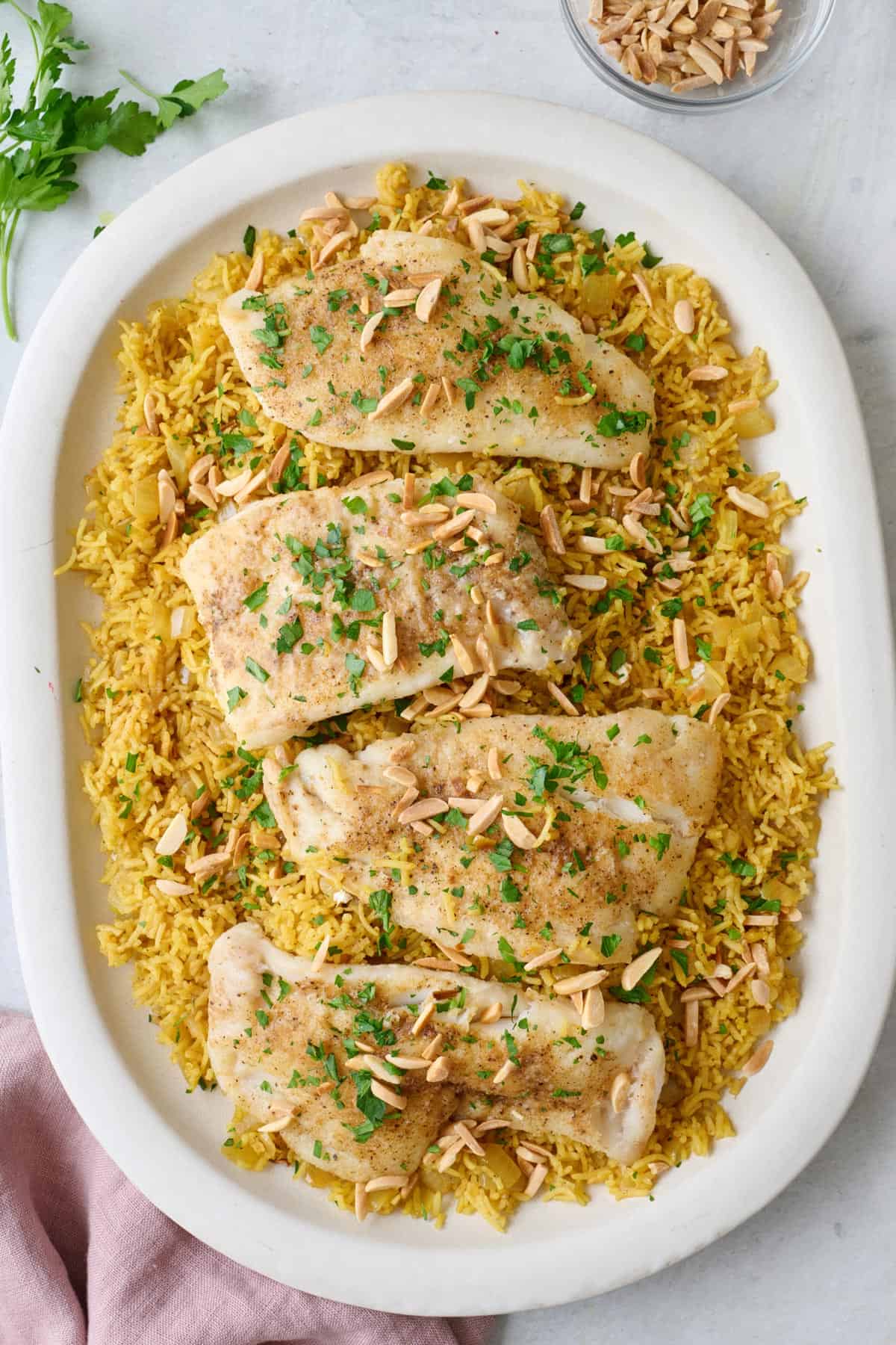 Sayadieh (Lebanese Rice and Fish)