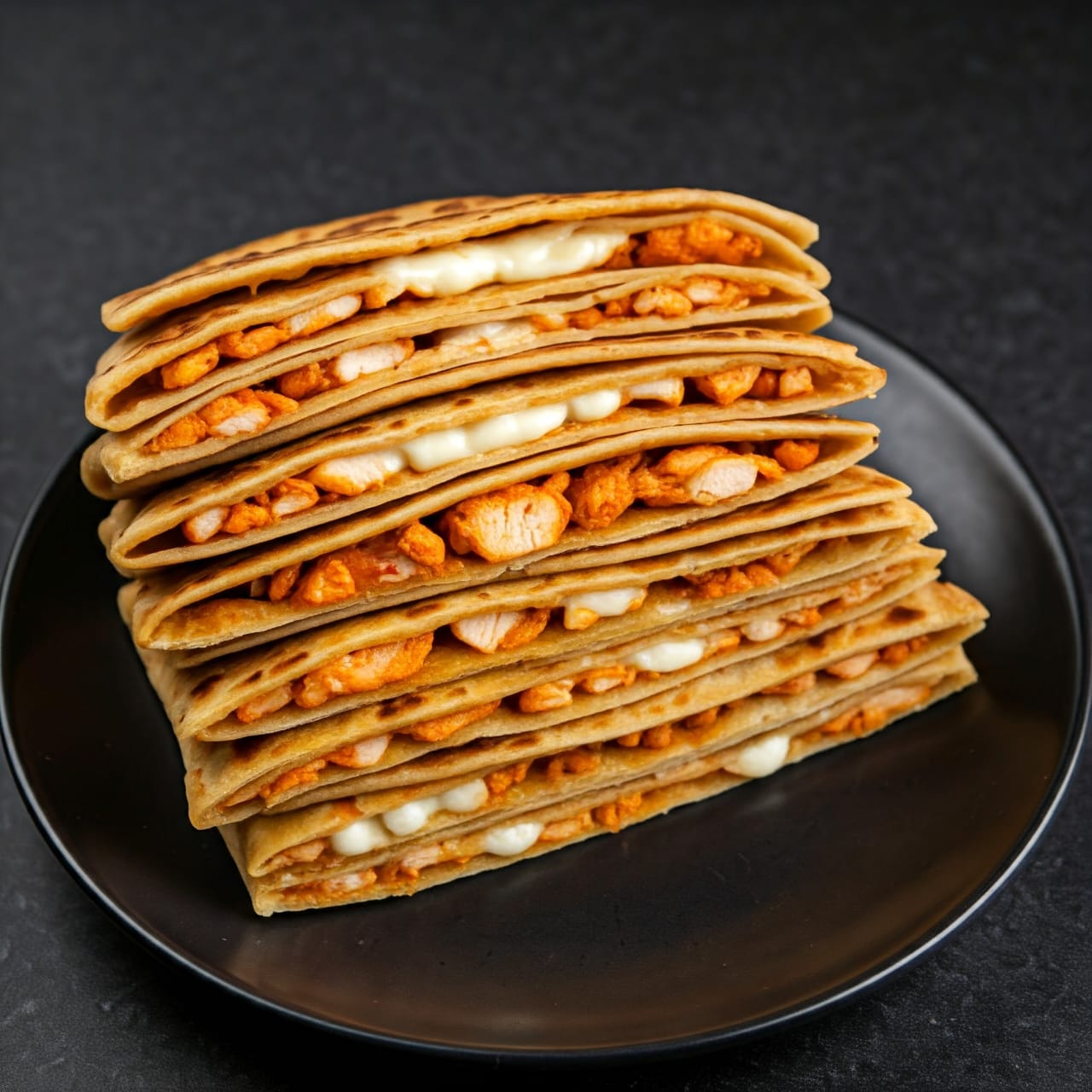 Chicken and Cheese Parathas