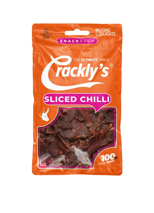 CRACKLY'S SLICED CHILLI BILTONG 50GM