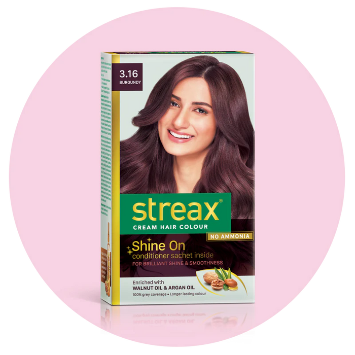 STREAX CREAM HAIR COLOUR BURGUNDY