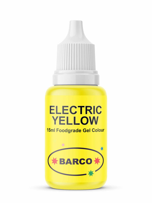 BARCO ELECTRIC YELLOW FOOD GEL 15ML