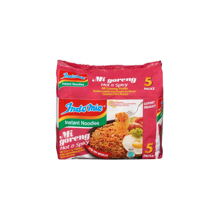 INDOMIE MI GORENG NOODLES HOT & SPICY 5 PACK