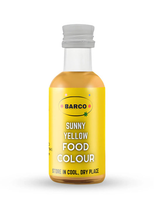 BARCO SUNNY YELLOW FOOD COLOUR 40ML