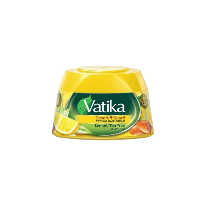 Vatika Dandruff Guard Styling Hair Cream 140ml (Lemon, Tea Tree & Almond)